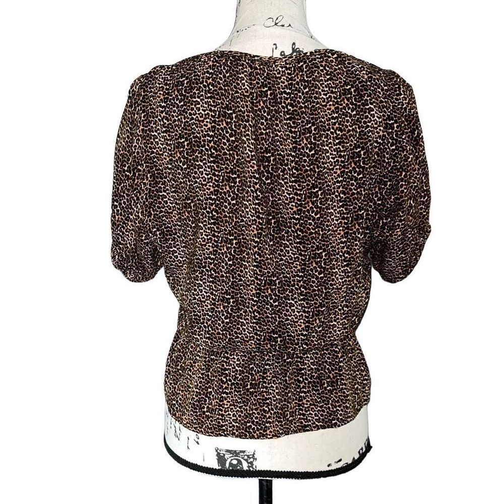 ‎Express leopard print blouse XS - Picture 2 of 6